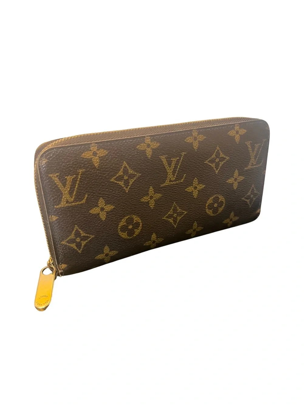Louis Vuitton Brown Monogram Zip Wallet